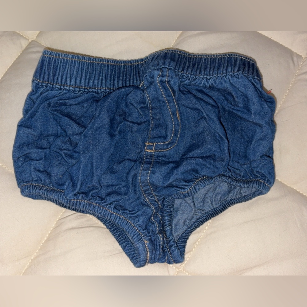 Cat & Jack denim diaper cover / bloomers